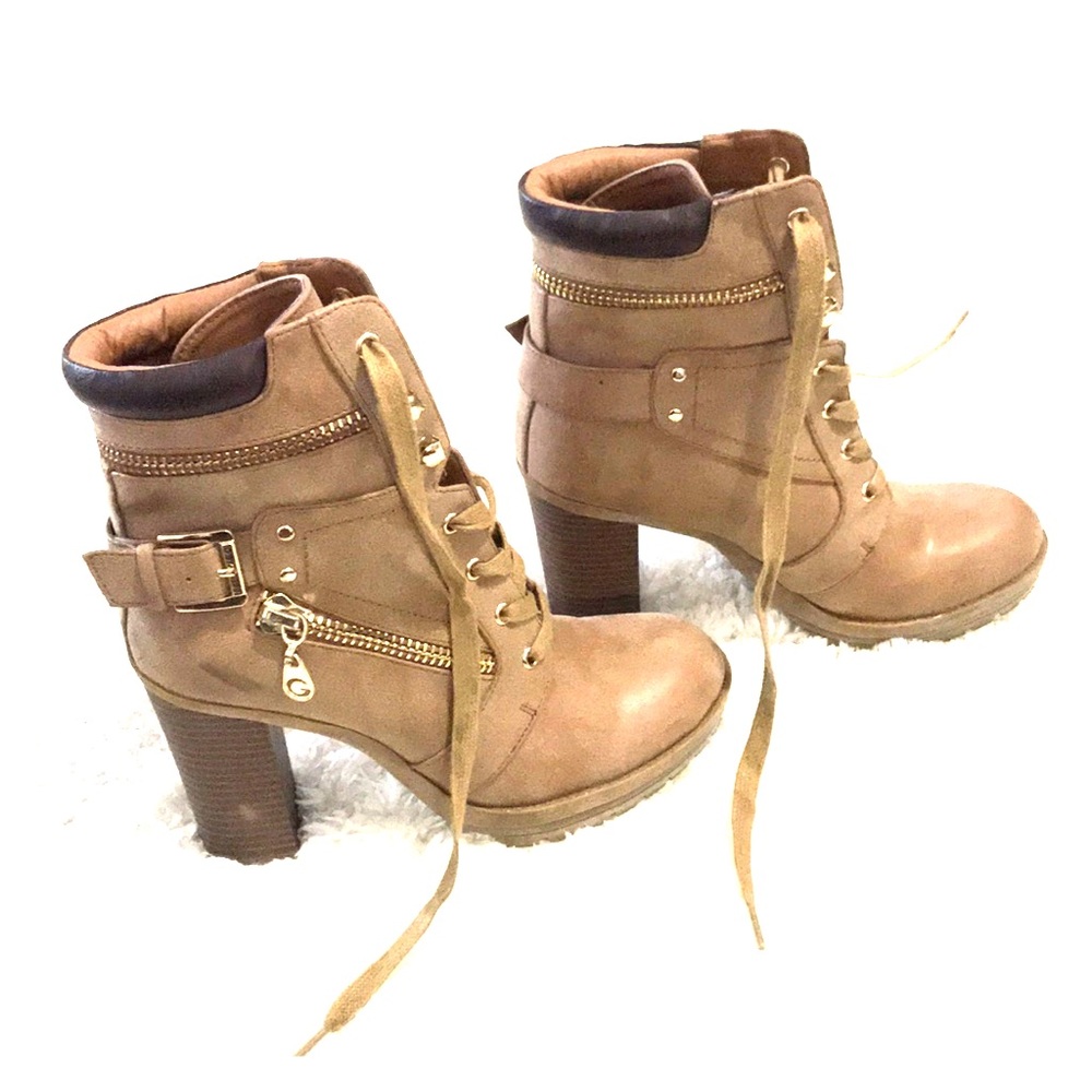 Guess heel boots.